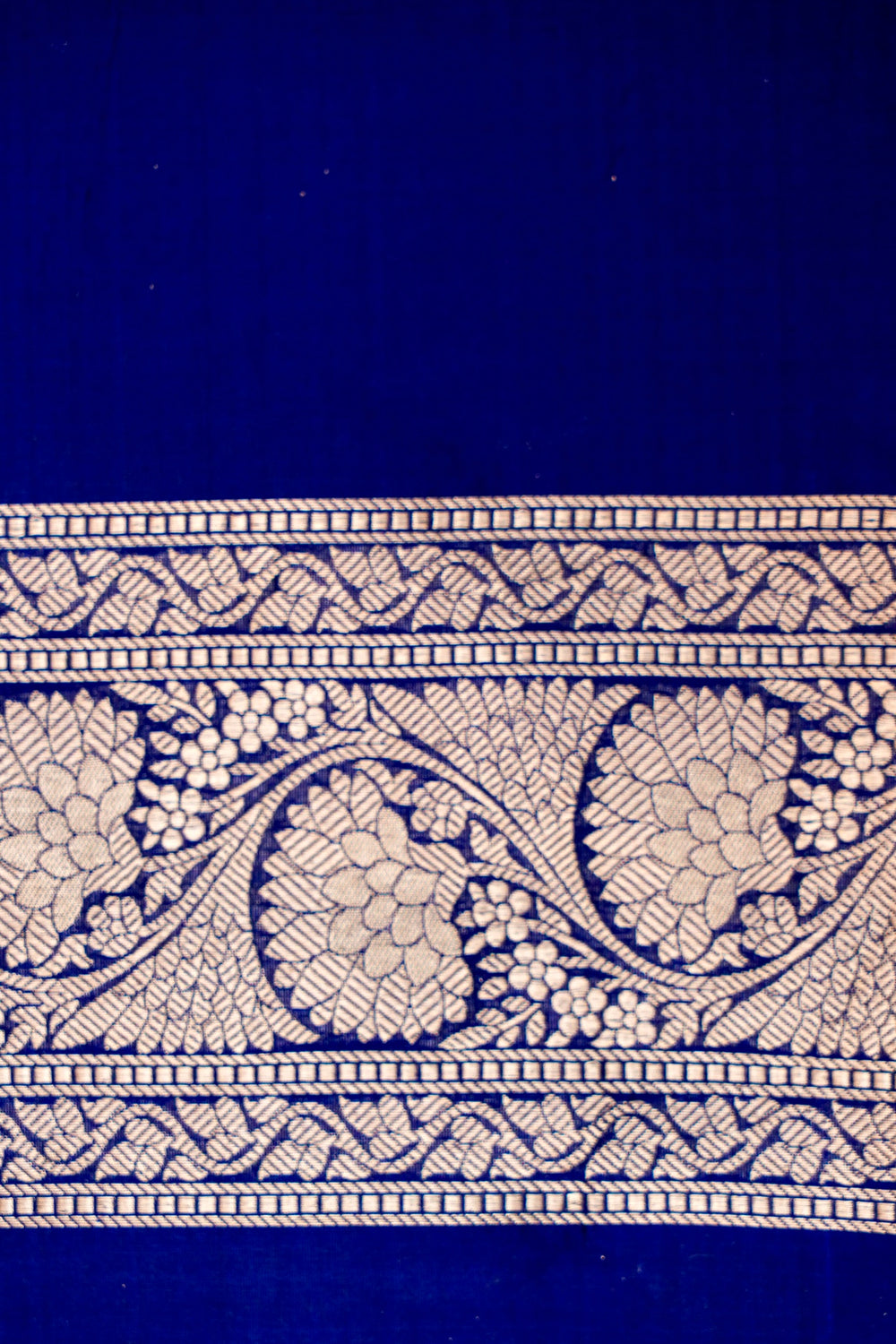 Handwoven Royal Blue Banarasi Katan Silk Saree