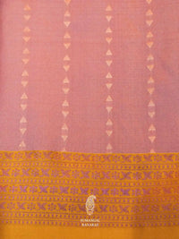Handwoven Light Hot Pink Banarasi Katan Silk Saree