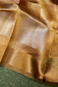 Handwoven Olive Green Banarasi Moonga Silk Suit