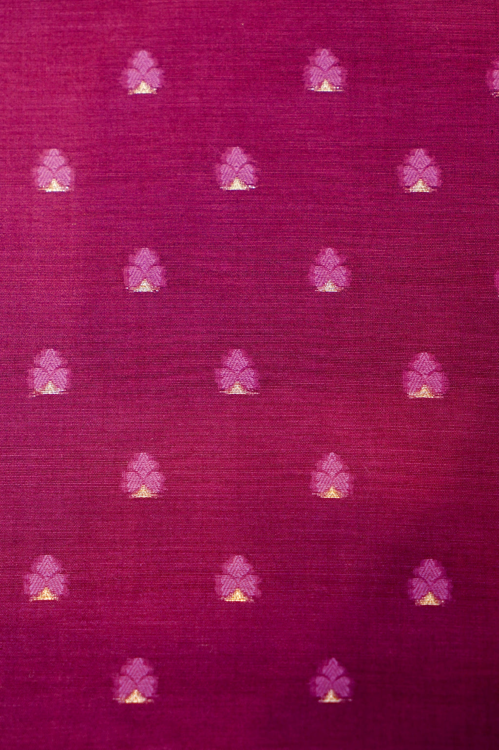 Handwoven Magenta Banarasi Moonga Silk Suit