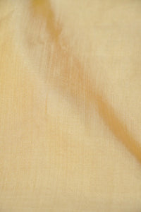 Handwoven Golden Beige Kora Silk Saree