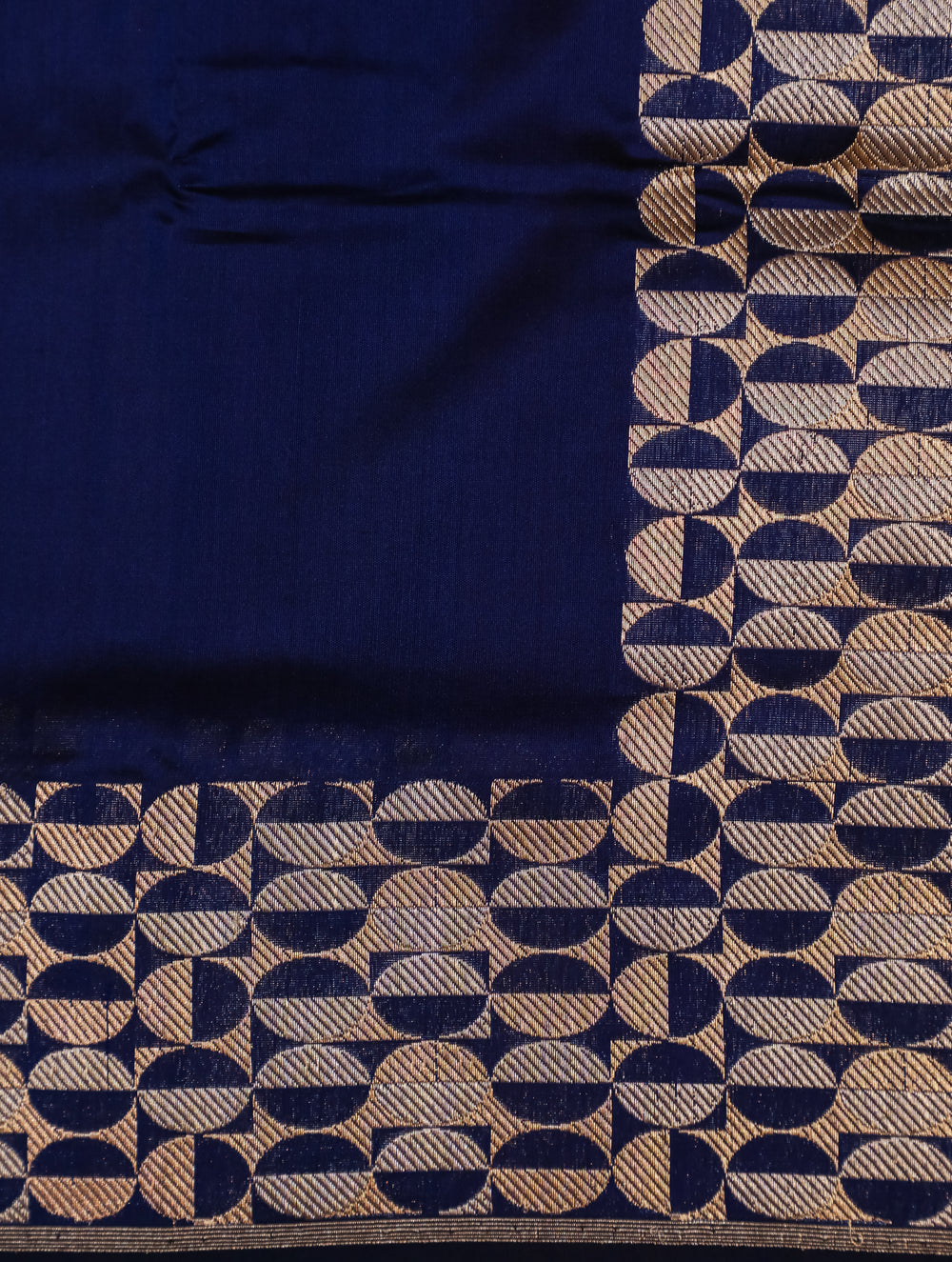 Handwoven Blue Banarasi Katan Silk Saree