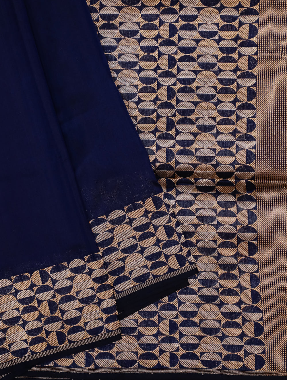 Handwoven Blue Banarasi Katan Silk Saree