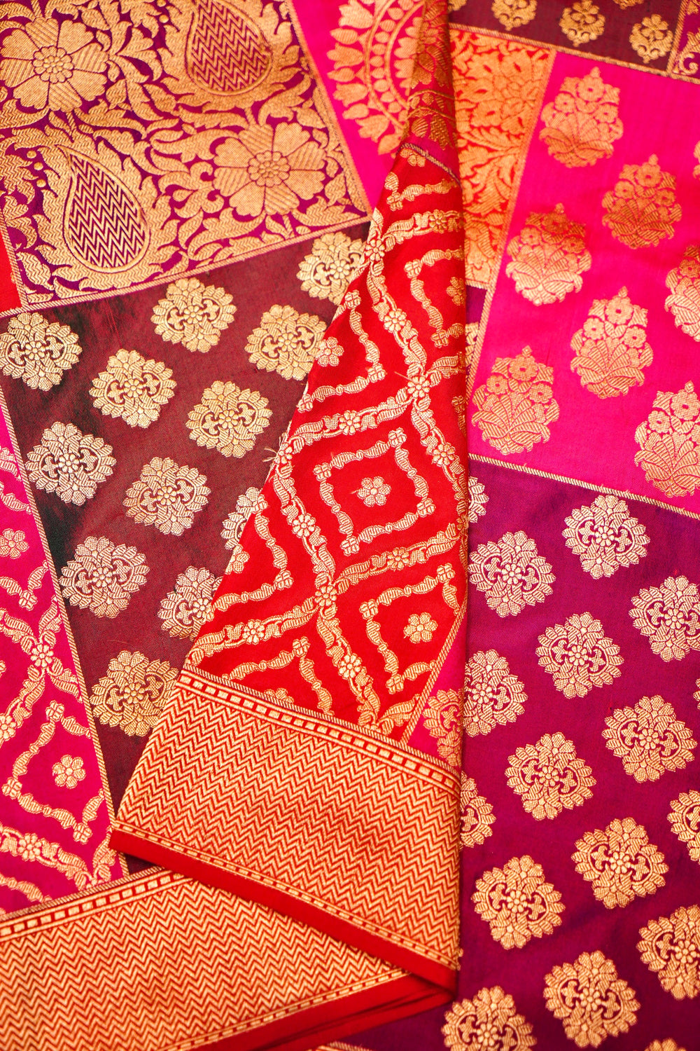 Handwoven Rangkat Banarasi Katan Silk Saree