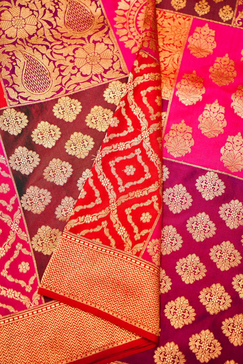 Handwoven Rangkat Banarasi Katan Silk Saree