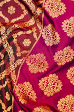 Handwoven Rangkat Banarasi Katan Silk Saree