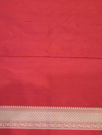 Handwoven Red Banarasi Katan Silk Saree