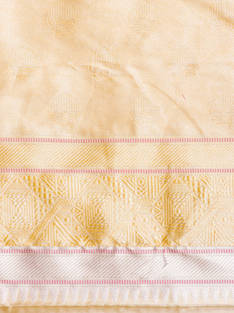 Handwoven Rangkat Banarasi Katan Silk Saree