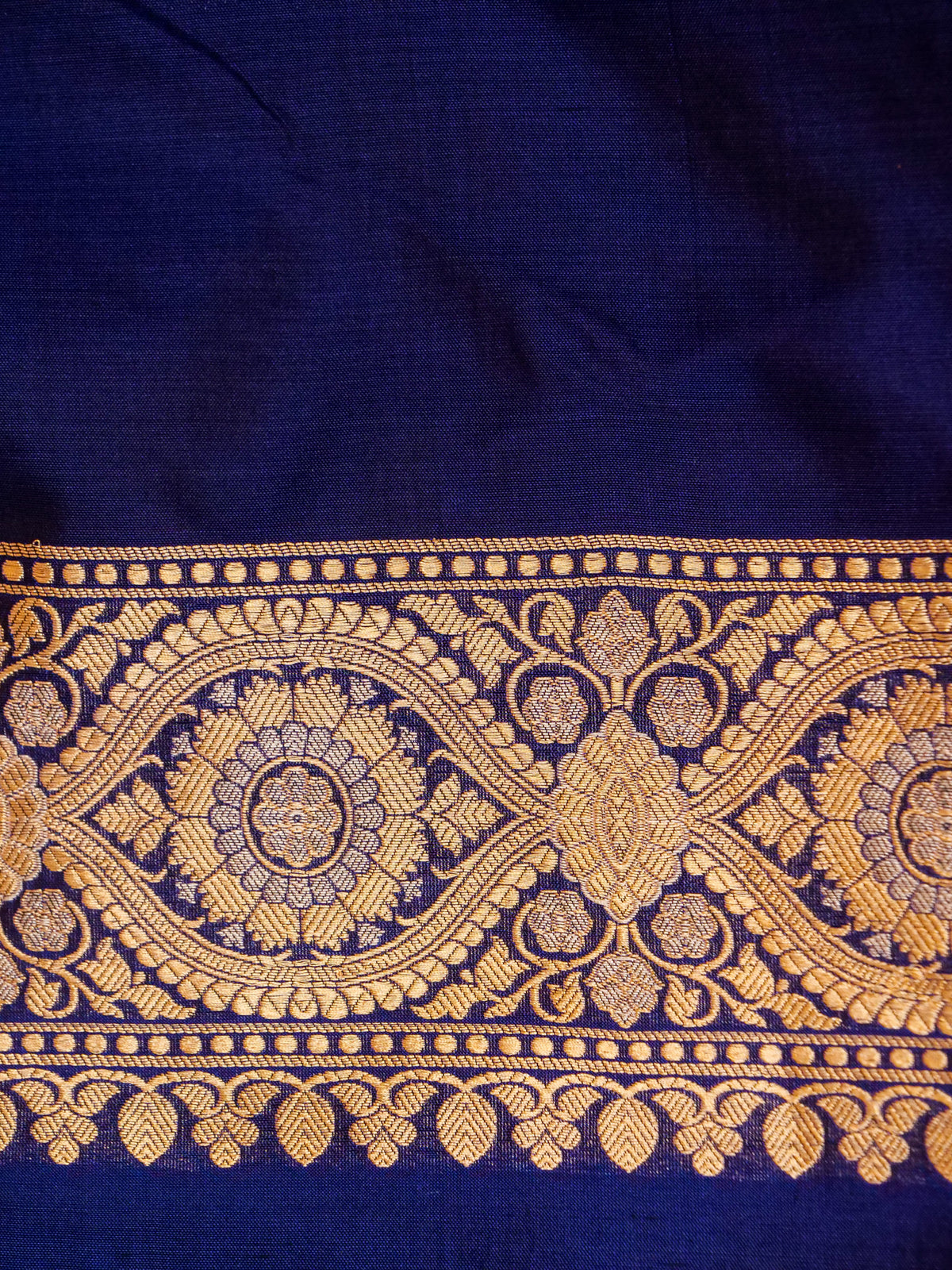 Handwoven Blue  Banarasi Katan Silk Saree