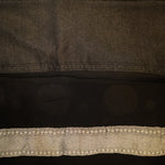 Handwoven Black Banarasi Georgette Saree