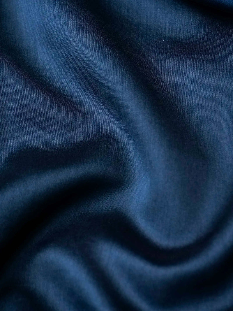 Handwoven Banarasi Blue Berry Blue Embroidered Muslin Silk Suit