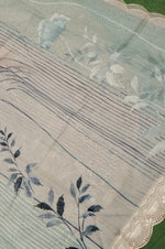 Designer Grey Mul Mul Cotton Suit