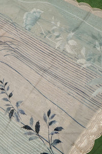 Designer Grey Mul Mul Cotton Suit