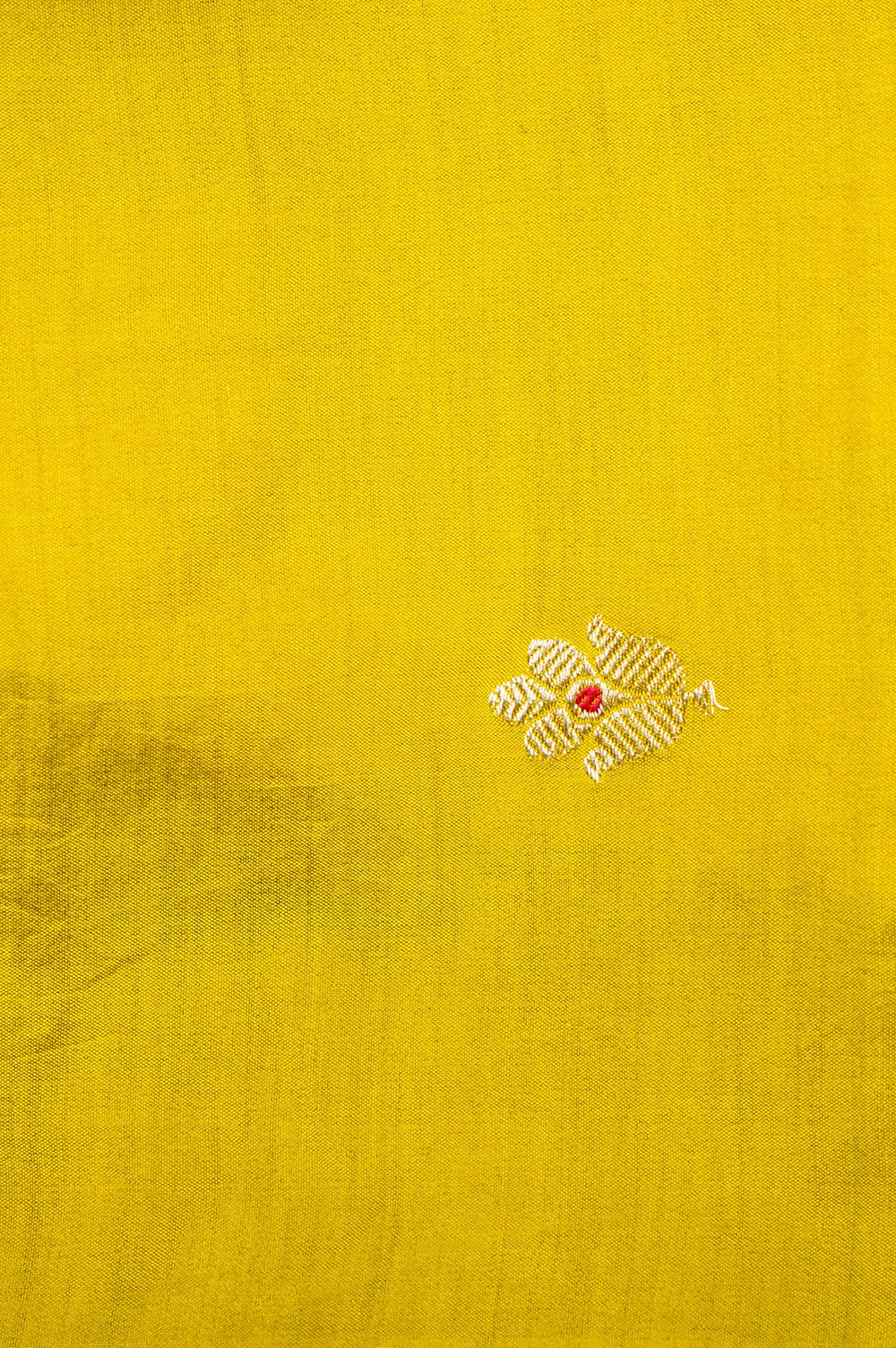 Handwoven Yellow Banarasi Tissue Silk Saree