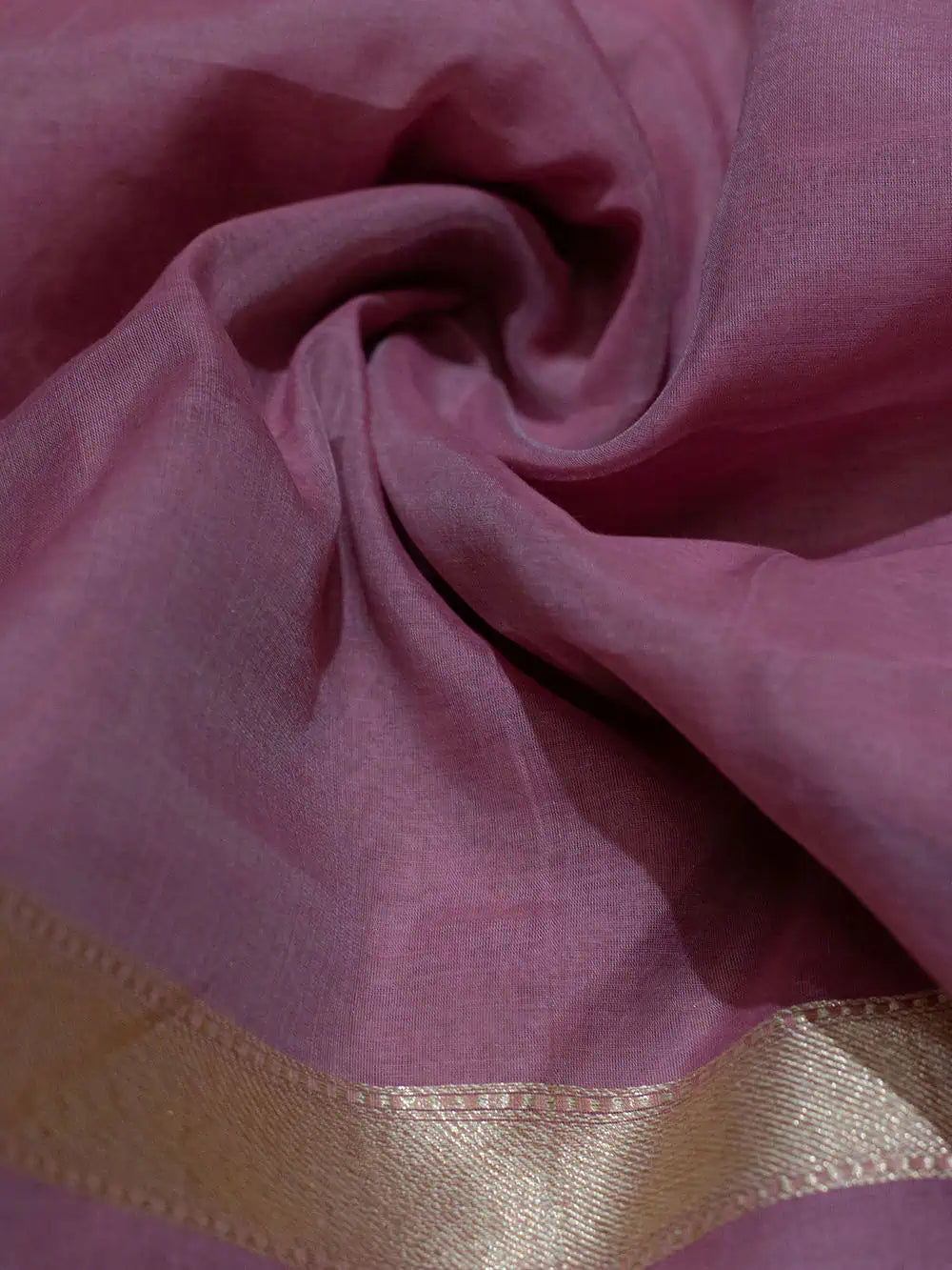Handwoven Pink Banarasi Cotton Soft Silk Saree