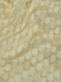 Handwoven Yellow Banarasi Cotton Soft Silk Saree