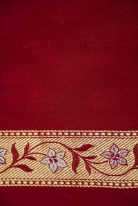 Handwoven Red Banarasi Katan Soft Silk Saree