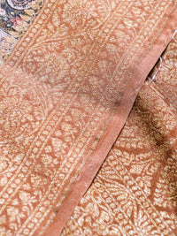 Handwoven Multi Color Banarasi Cotton Silk Saree