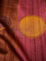 Handwoven Rangkat Banarasi Tussar Silk Saree