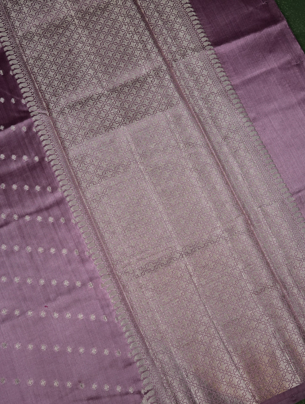 Handwoven Purple Banarasi Chiniya Silk Saree