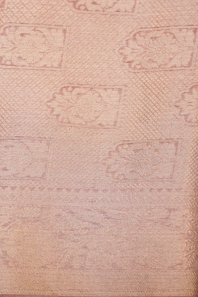 Handwoven Lavender Banarasi Tissue Silk Saree