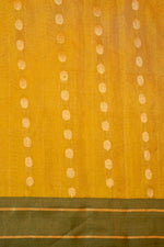 Handwoven Yellow Banarasi Tissue Silk Saree