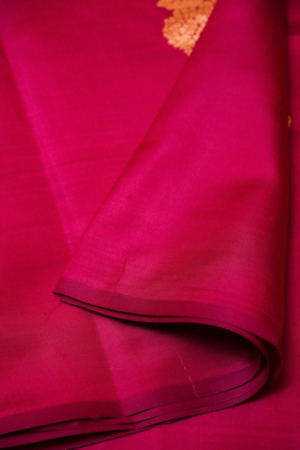 Handwoven Maroon Banarasi Soft Silk Saree
