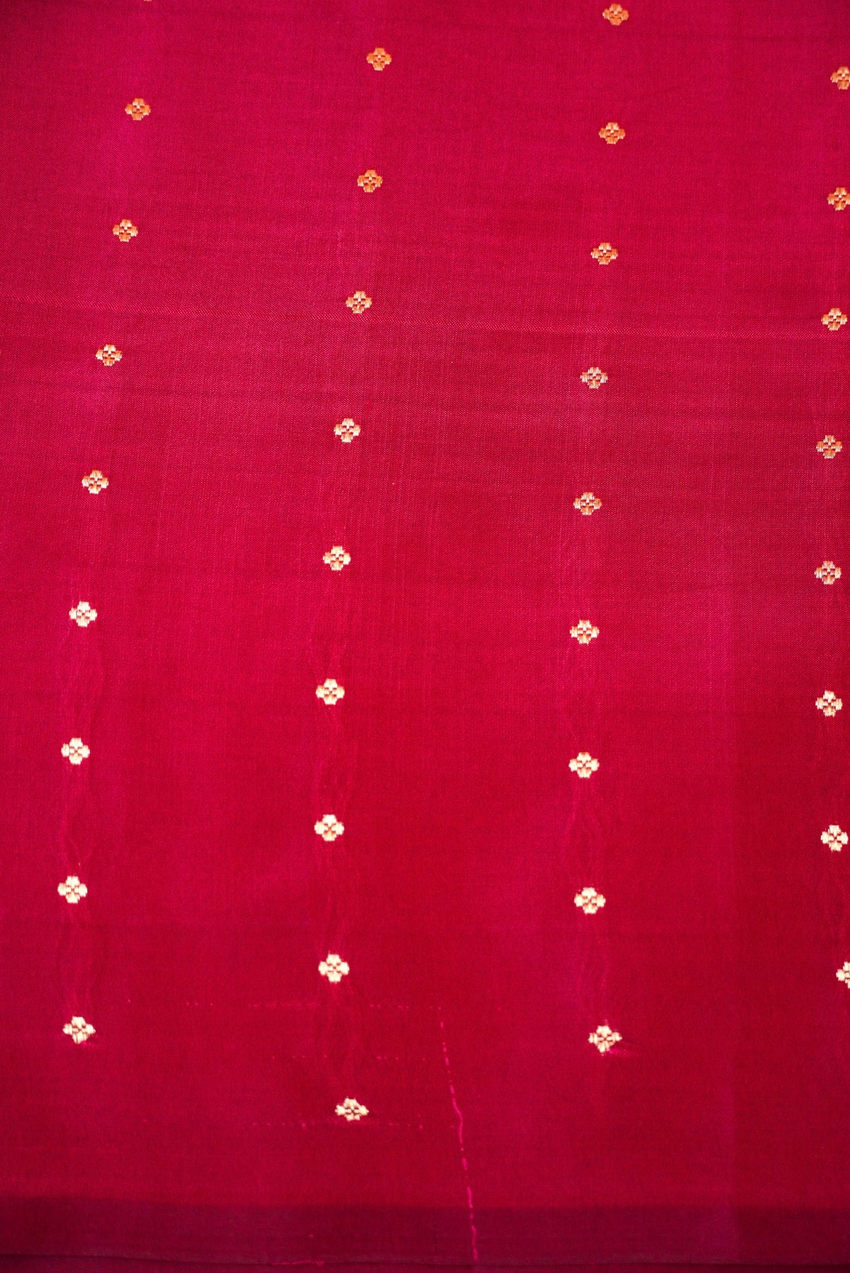 Handwoven Maroon Banarasi Soft Silk Saree