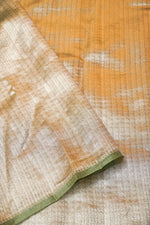 Handwoven Green Banarasi Tissue Silk Saree