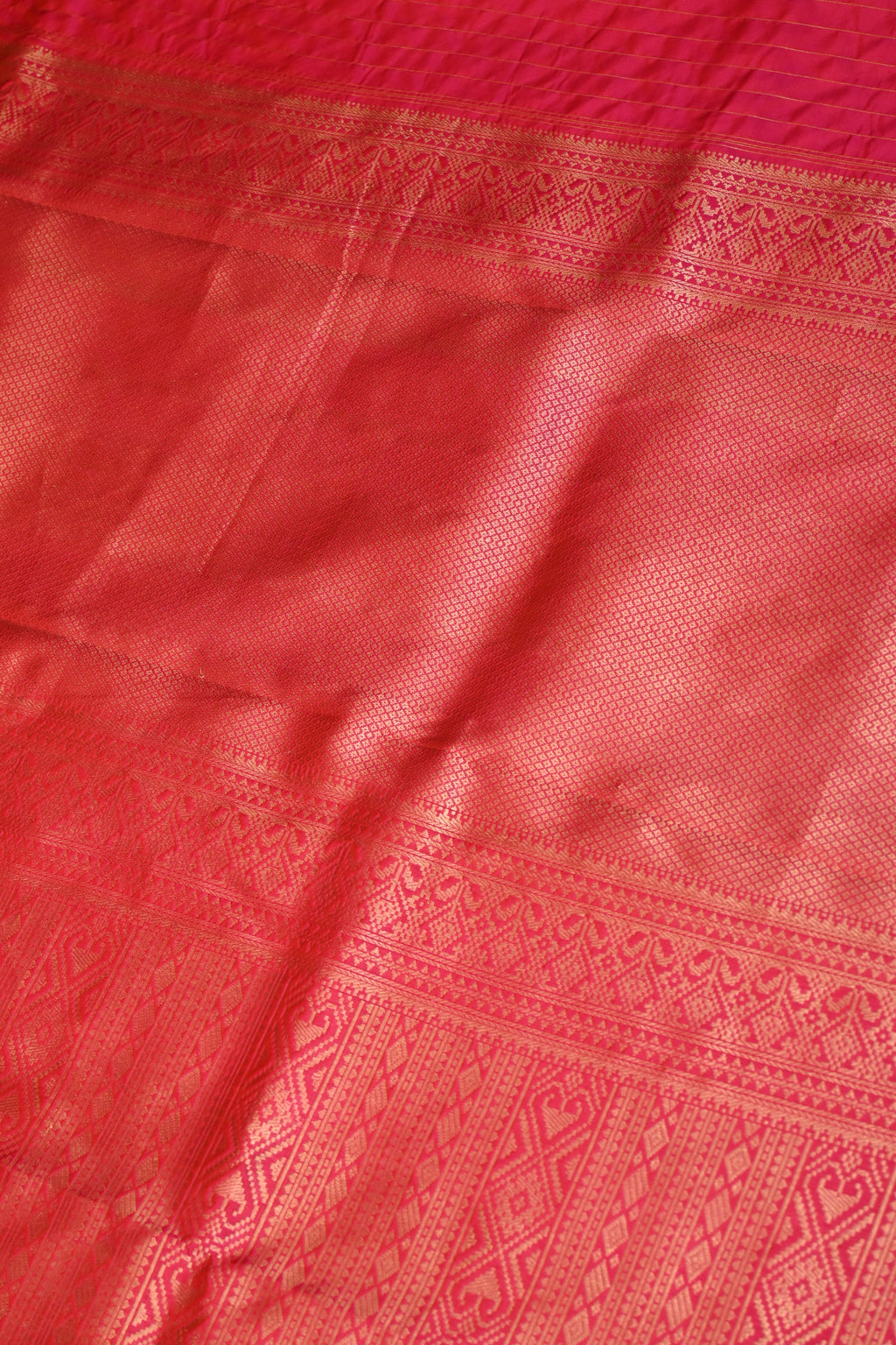 Handwoven Pink Banarasi Katan Soft Silk Saree