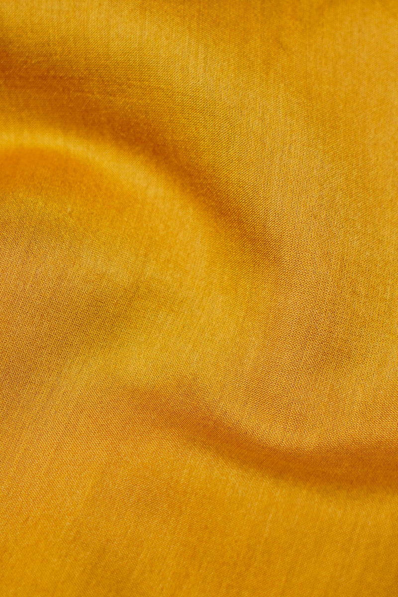 Designer Mustard Organza Suit