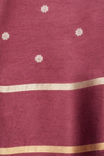 Handwoven Onion Pink Motif Banarasi Katan Soft Silk Saree