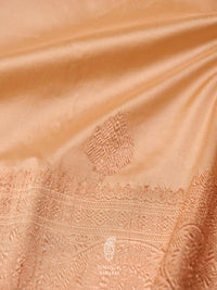 Handwoven Pastel Pink Katan Silk Saree