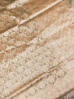 Handwoven Light Green Banarasi Katan Silk Saree