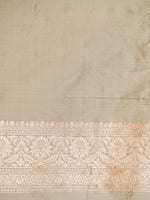 Handwoven Light Green Banarasi Katan Silk Saree