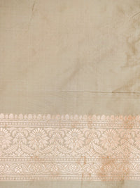 Handwoven Light Green Banarasi Katan Silk Saree