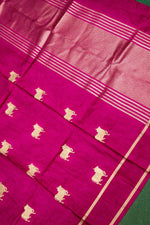 Handwoven Pink Banarasi Katan Soft Silk Saree