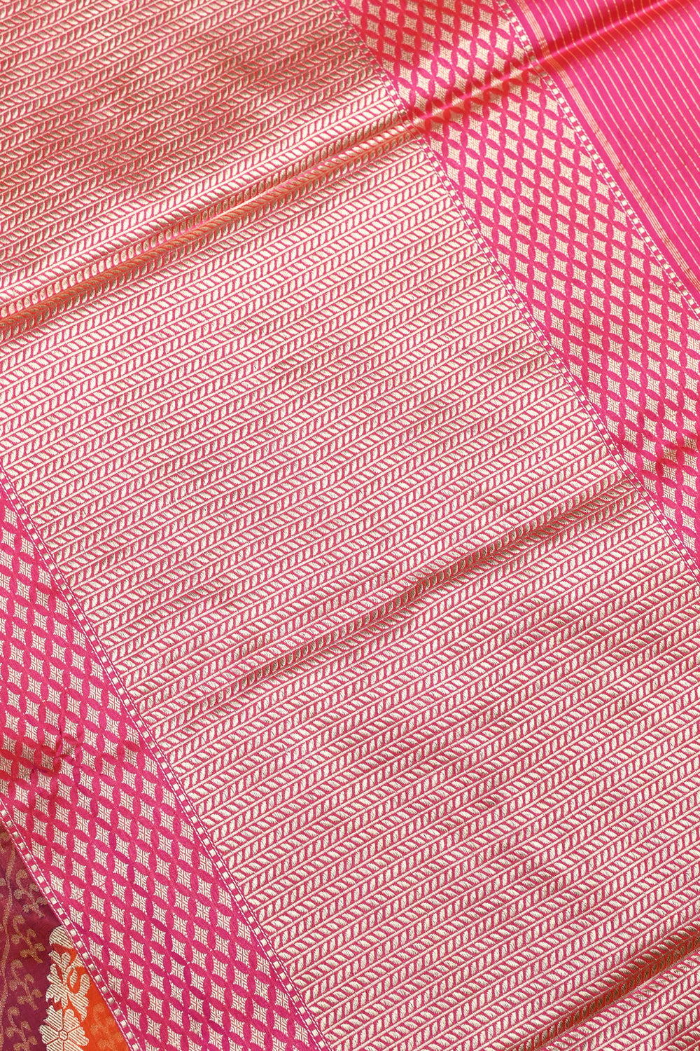 Handwoven Rangkat Banarasi Katan Silk Saree