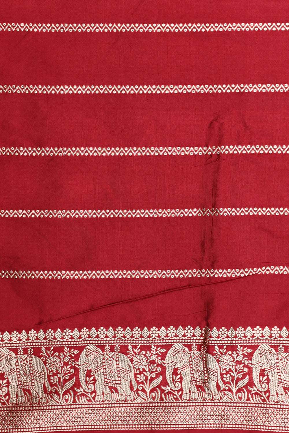 Handwoven Mauve Motif Banarasi Katan Silk Saree