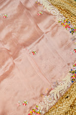Designer Baby Pink Organza Suit