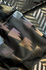 Handwoven Dark Grey Banarasi Soft Silk Saree