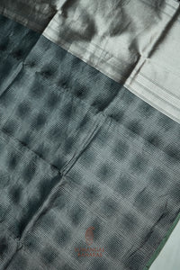 Handwoven Black Banarasi Katan Soft Silk Saree