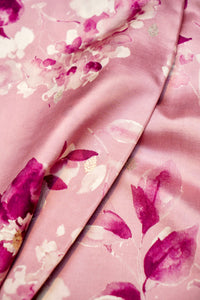 Handwoven Onion Pink Banarasi Katan Silk Saree