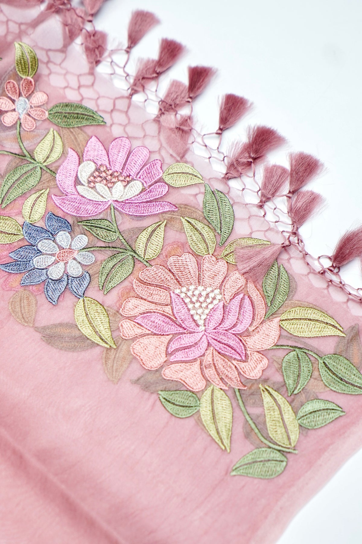 Designer Onion Pink Organza Silk Suit