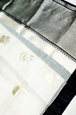 Handwoven Off White Banarasi Organza  Saree