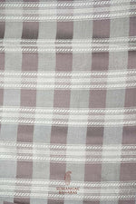 Handwoven Light Mauve Banarasi Mashru Silk Saree