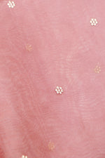 Designer Onion pink Organza Silk Suit