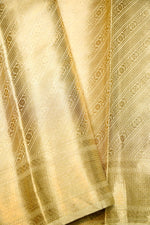 Handwoven Golden Banarasi Tissue Silk Saree