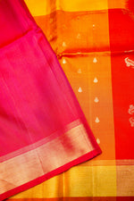 Handwoven Rangkaat Banarasi Soft Silk Saree