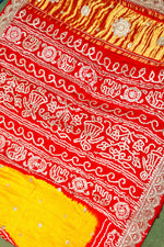 Handwoven Yellow Banarasi Gajji Silk Saree